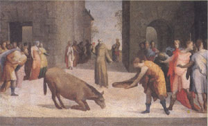 St Anthony and the Miracle of the Mule (mk05)